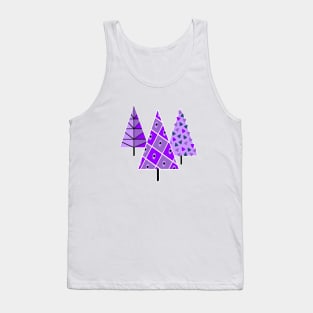 Purple Christmas Tank Top